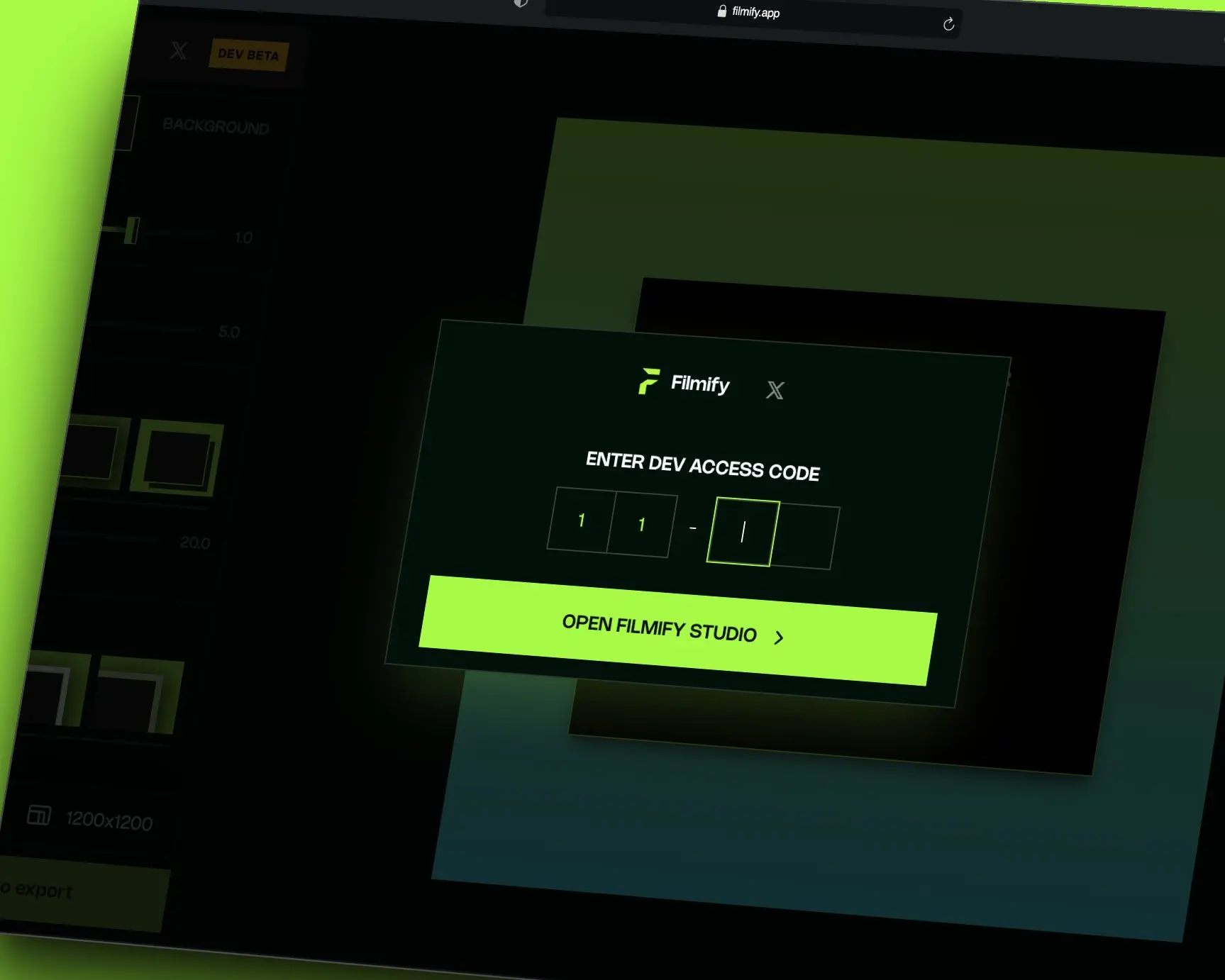 filmify_dev_access_code_showcase